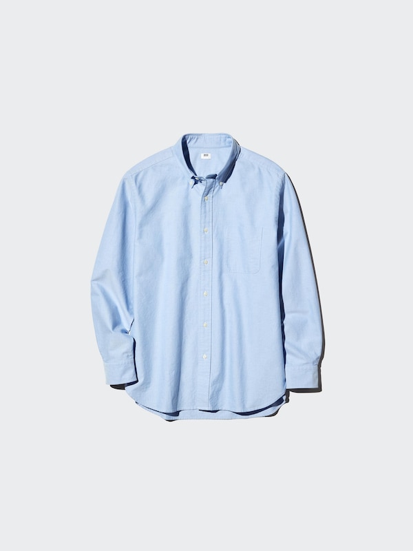 Layered blue shirt